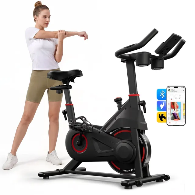 Exercise Bike 300lbs adjustable 4'