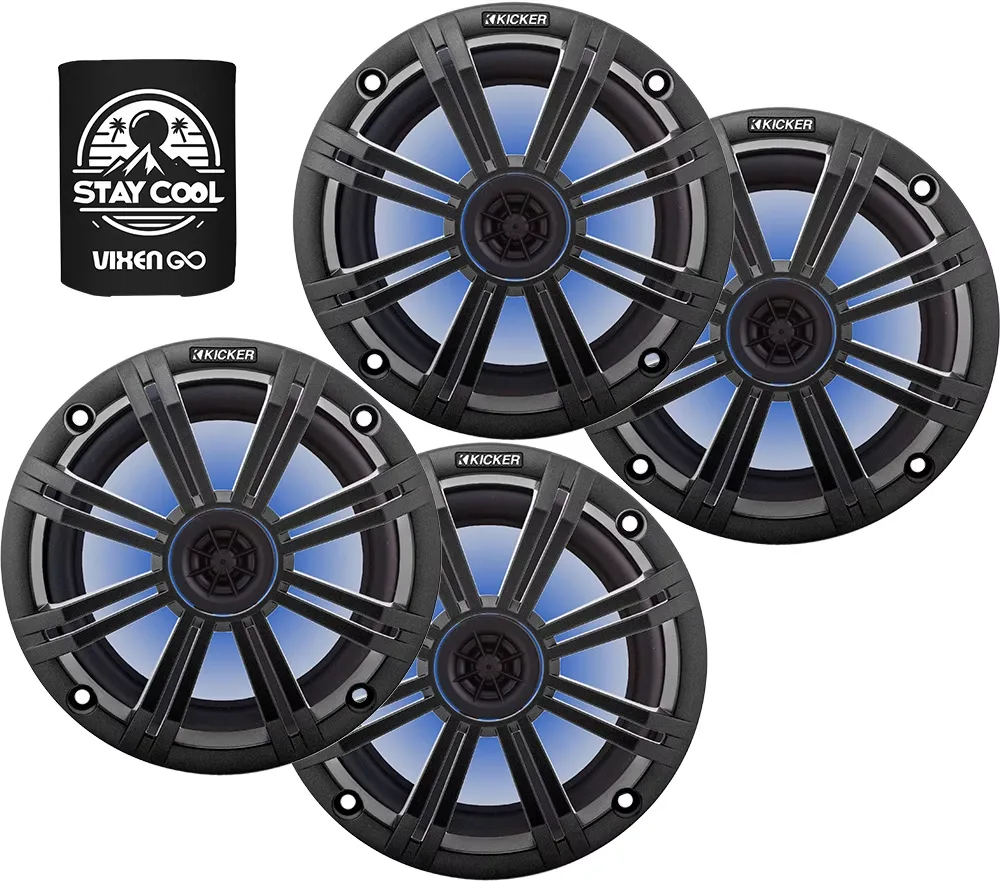 Speaker 6.5" 2 pairs led