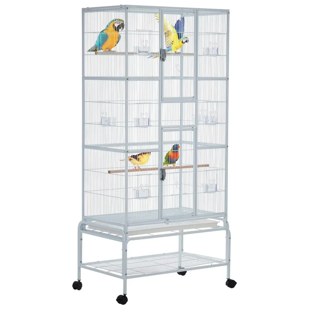 Bird Cage 69" white 1cm