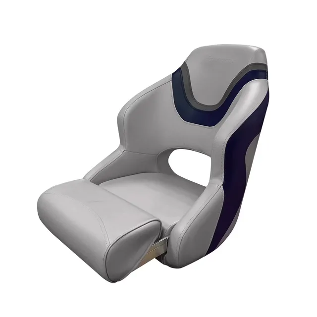 Bucket Seat white blue gray