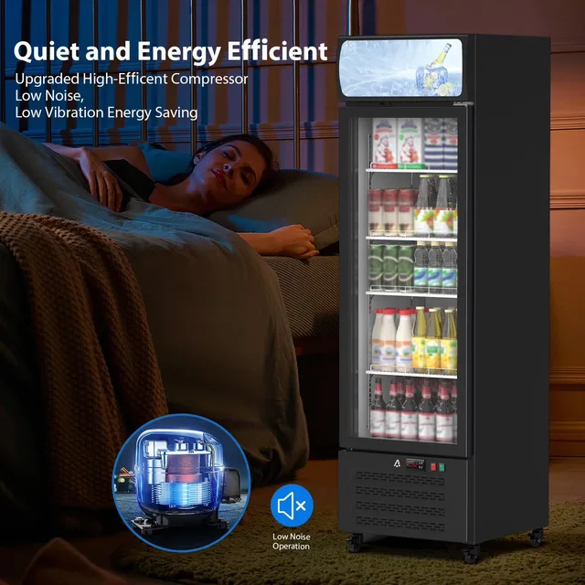 Beverage Cooler led adjustable white