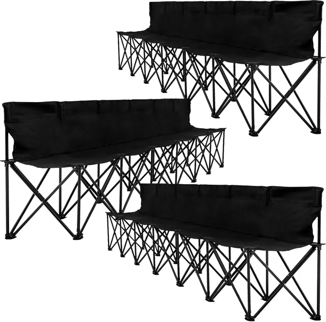 Chair 3 pack folding portable