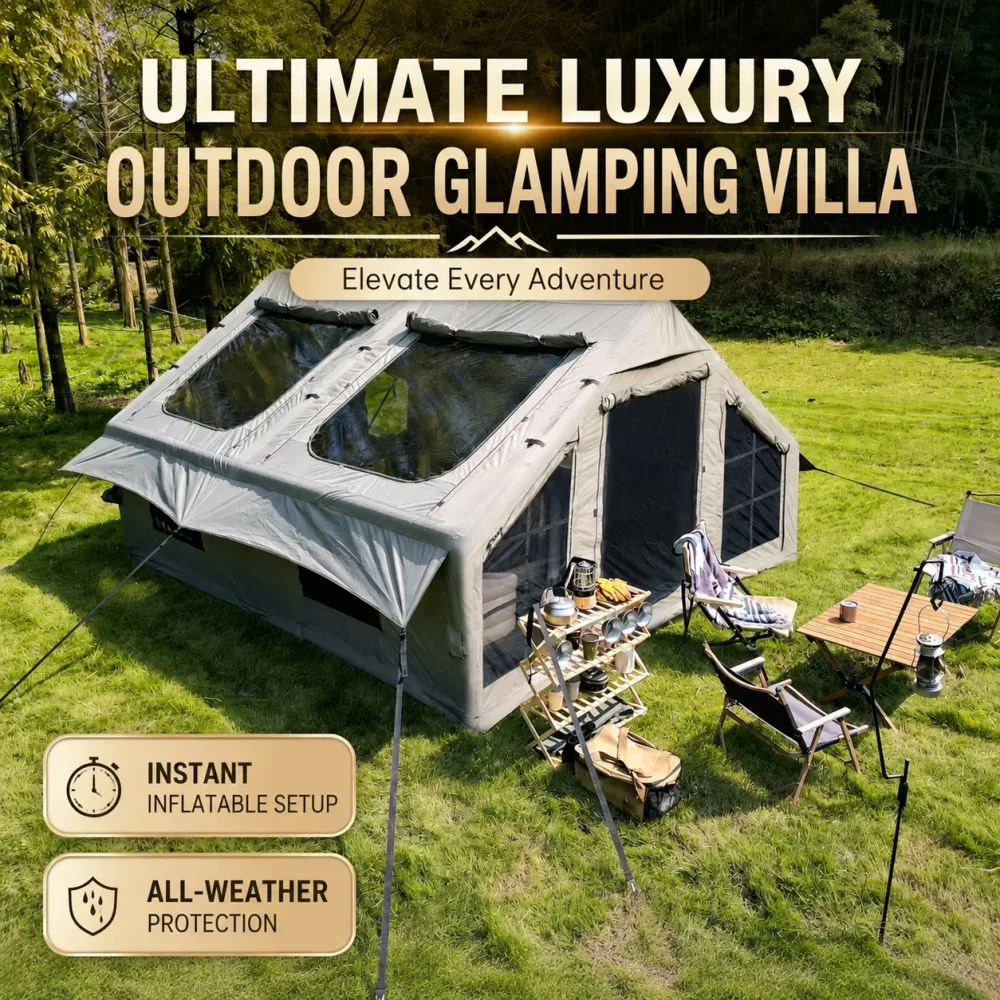 Camping Tent 13 ft waterproof green
