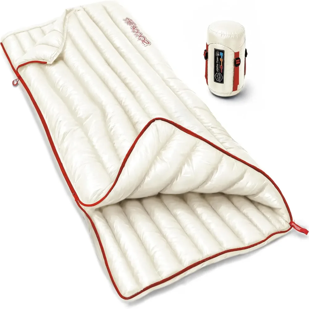 Sleeping Bag 27 oz white 6.7 inches