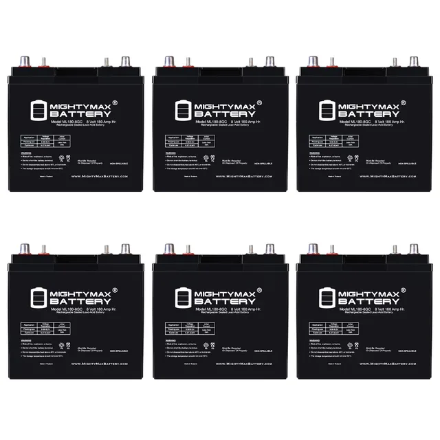 Battery 8v 6 pack 8 volt