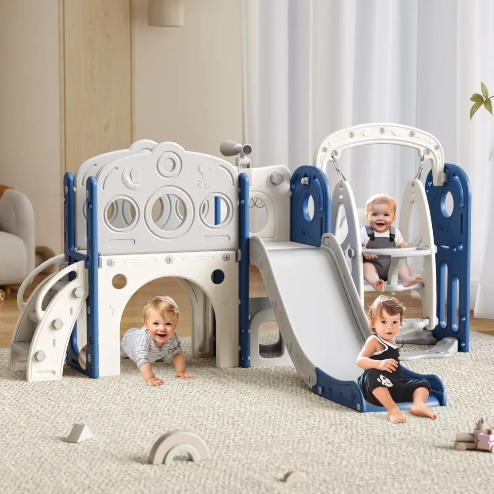 Backyard Play blue white 65"