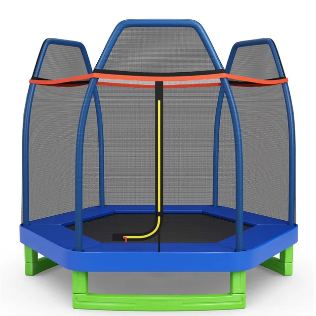 Backyard Play 7 ft yellow blue