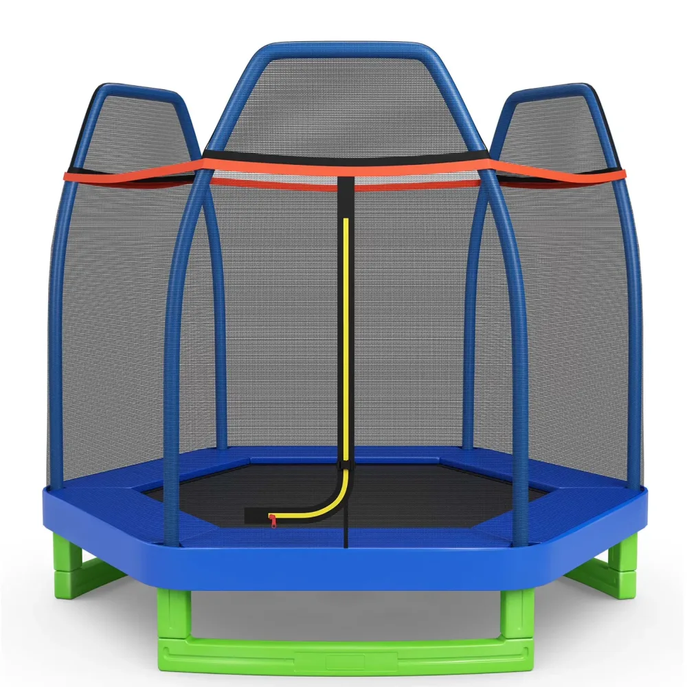 Backyard Play 7 ft yellow blue