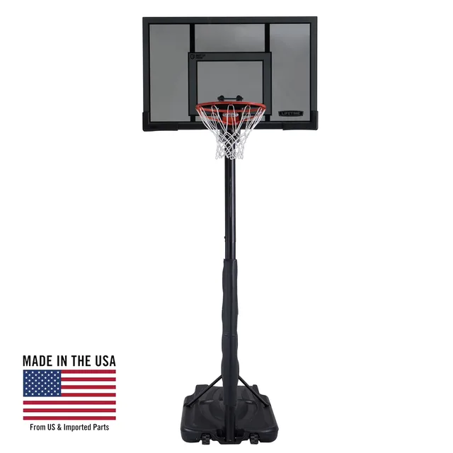 Portable Basketball black 7.5-10 ft