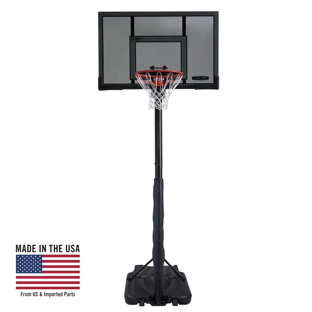 Portable Basketball black 7.5-10 ft
