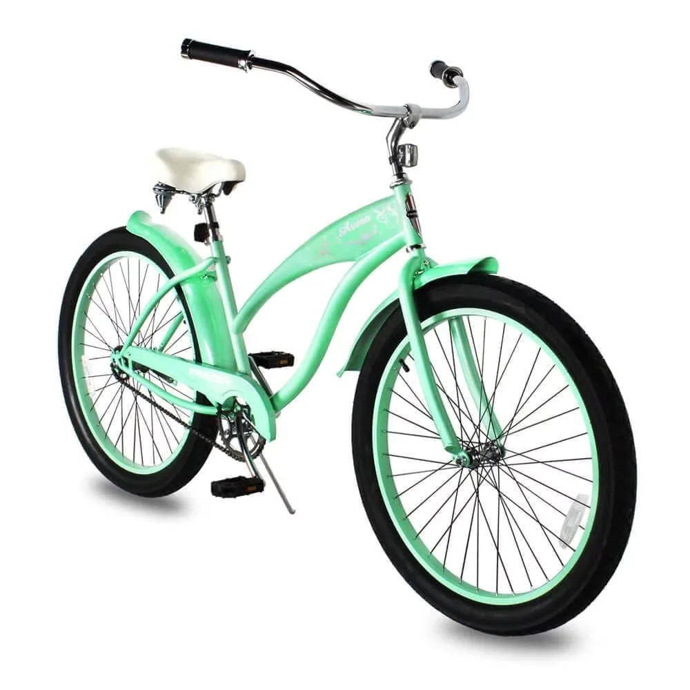 Cruiser Bike 26 inch black green