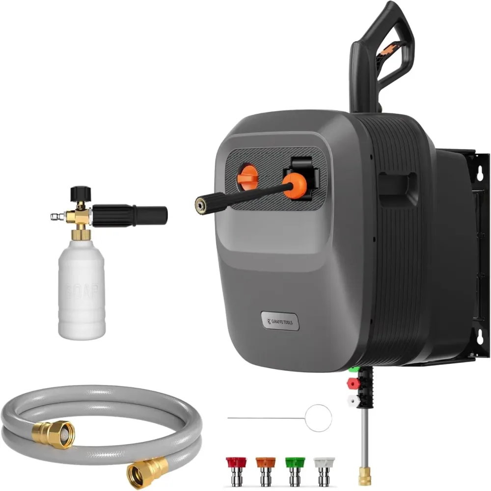Pressure Washer 65ft 2.2 gallons 68 lb