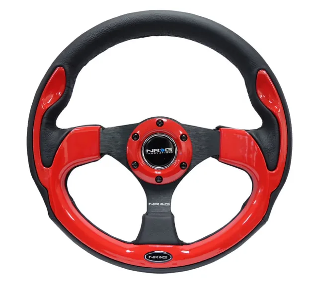 Reinforced Steering 320mm 5mm red