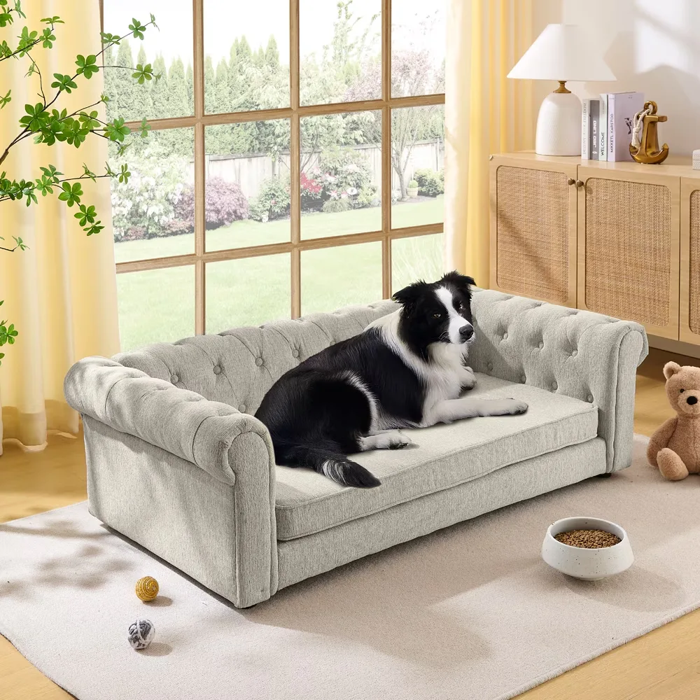 Sofa Bed 130lbs green beige