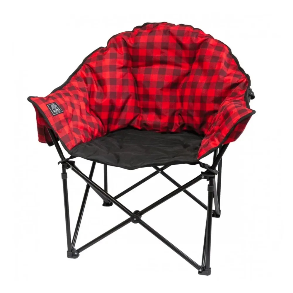 Chair portable red black