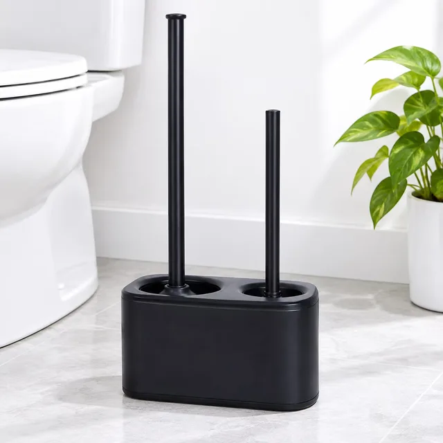 Bathroom black 19.50 inches heavy-duty