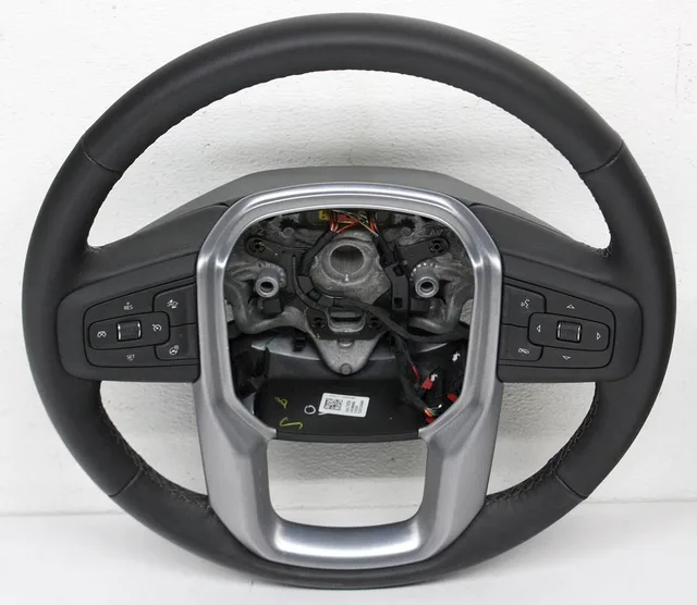 Steering Wheel silver black