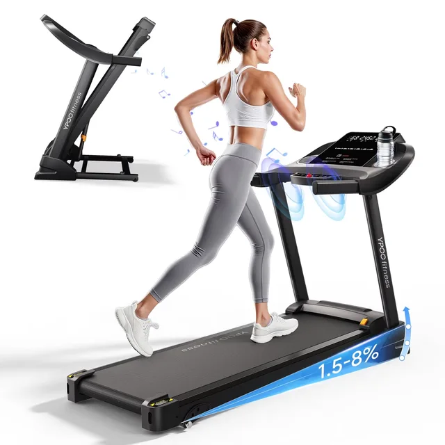 Folding Treadmill 300 lb adjustable