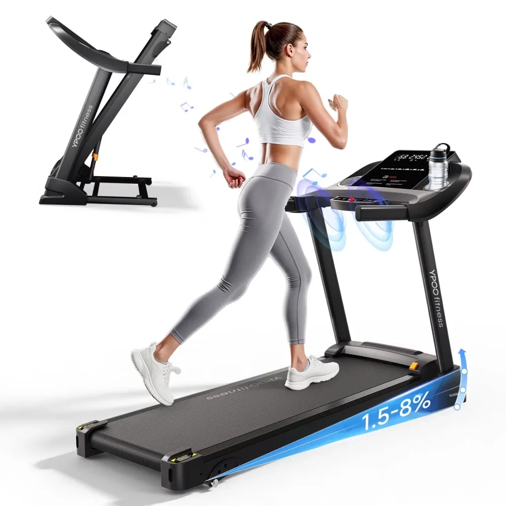 Folding Treadmill 300 lb adjustable
