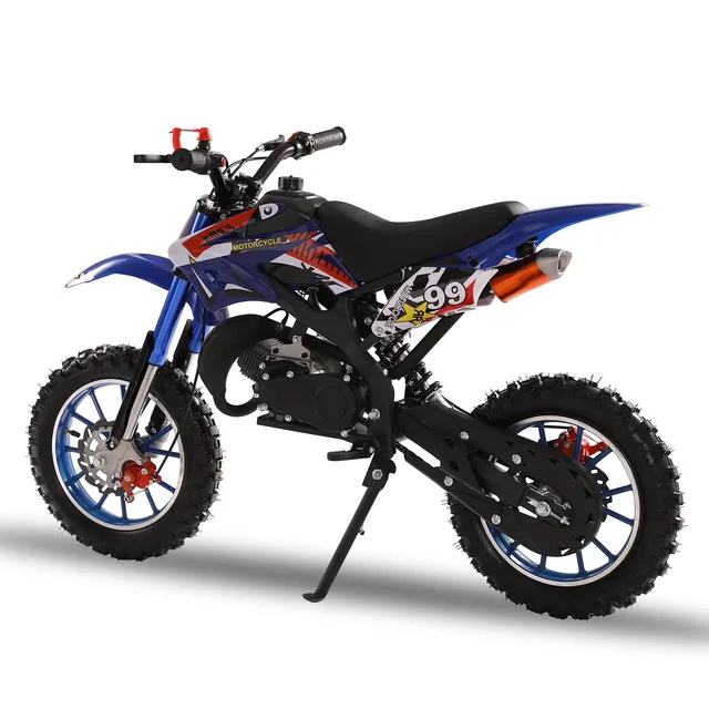 Dirt Bike blue 10 inch 47.2 inches