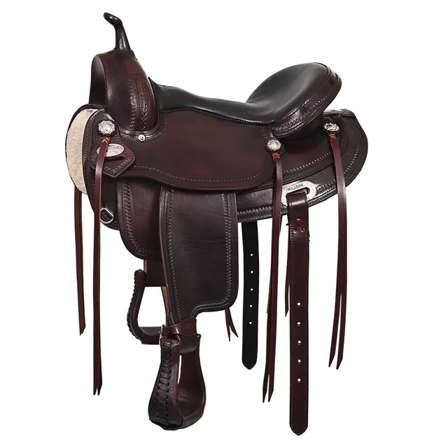Horse Saddle 16 in 14" brown