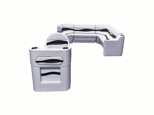 Pontoon Furniture white red 37"