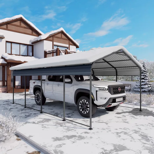 Metal Carport 7ft waterproof black