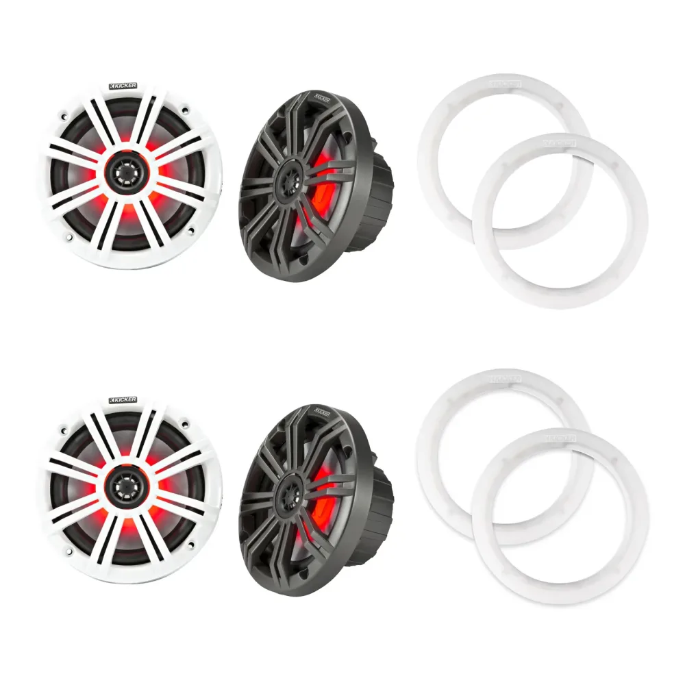Speaker 6.5" 4 pack led