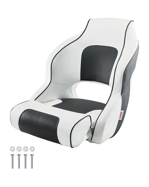 Boat Seat waterproof folding white