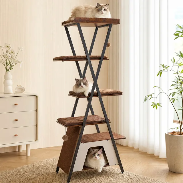 Furniture & Enrichment 73" brown 15.8"
