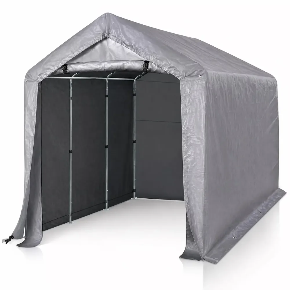 Storage Shelter 8' gray 205cm