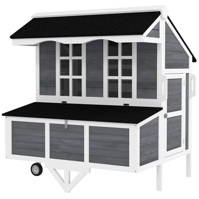 Chicken Coop 43" gray 43.3"