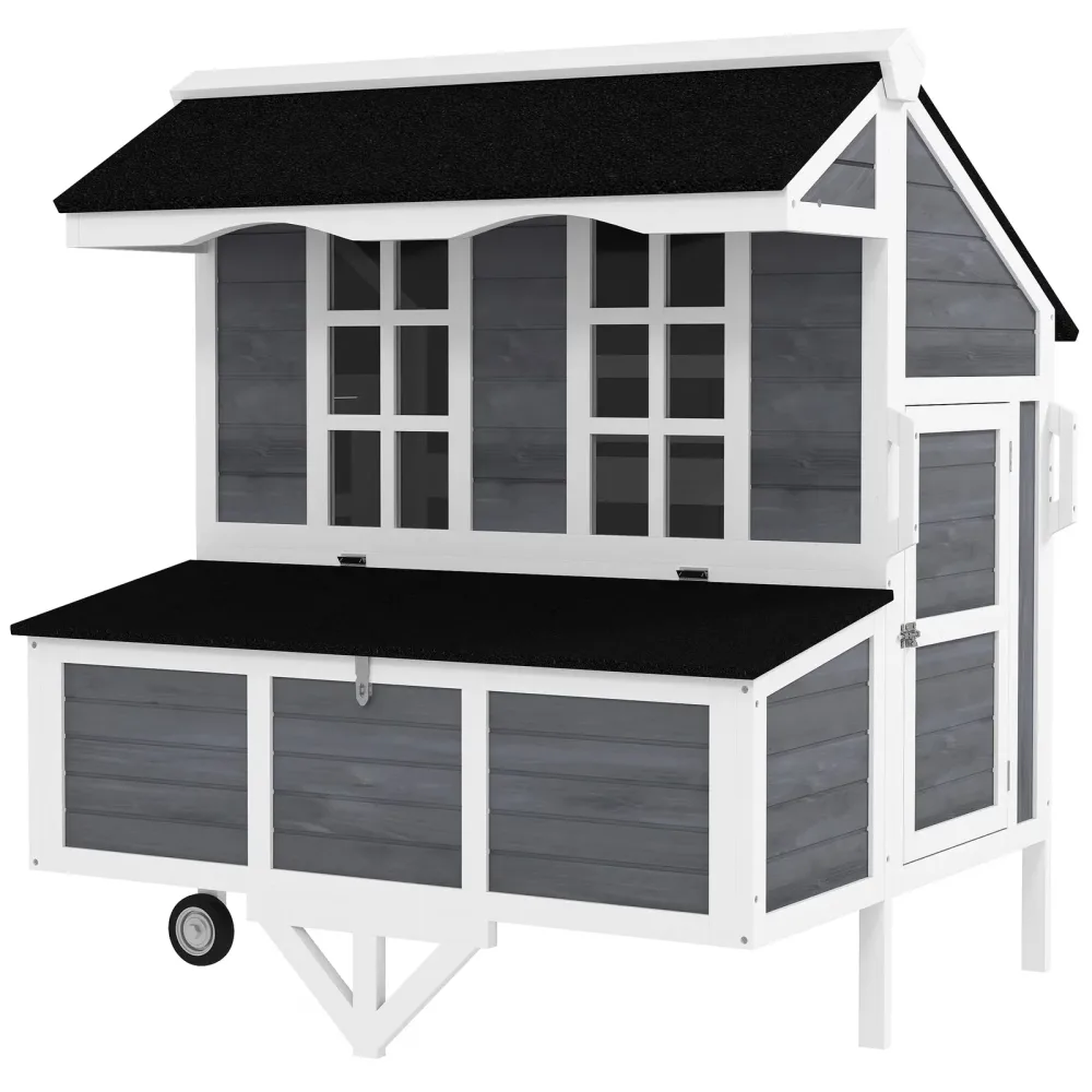 Chicken Coop 43" gray 43.3"
