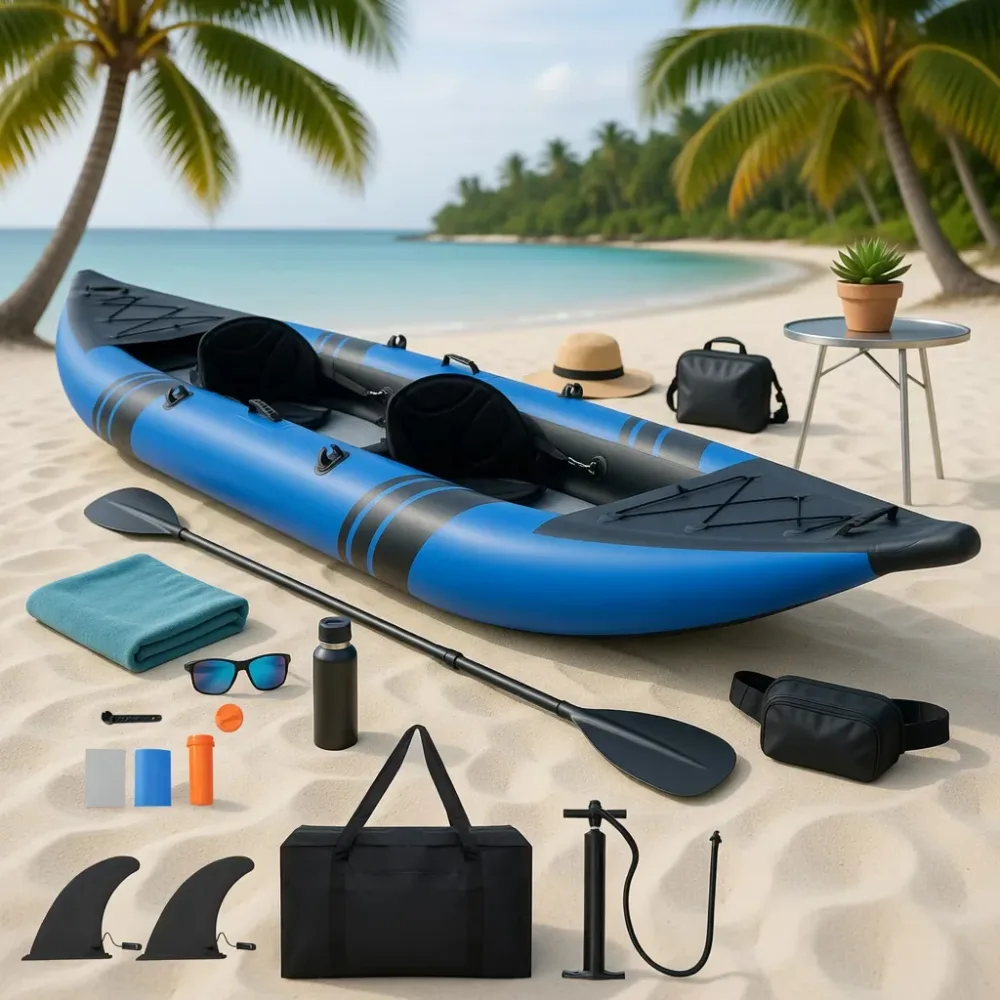 Paddling portable blue 150"