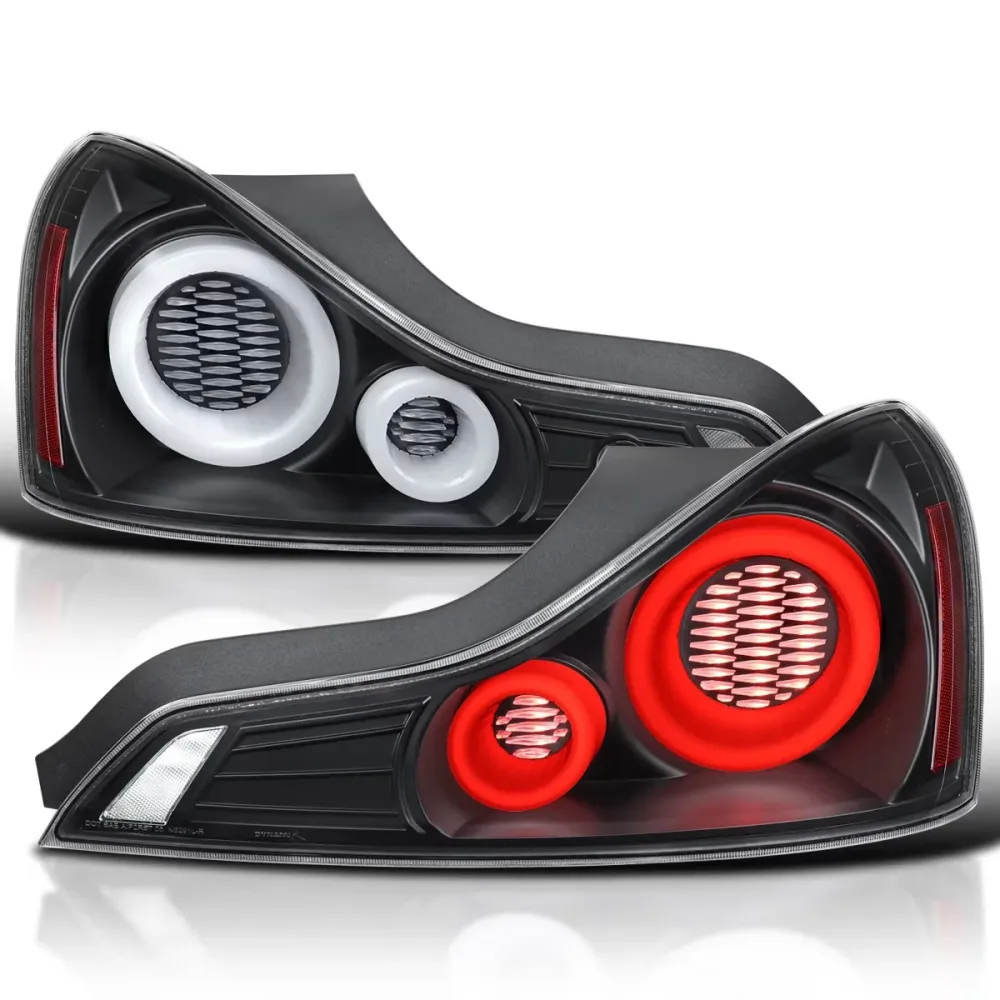Light led black 1 pair