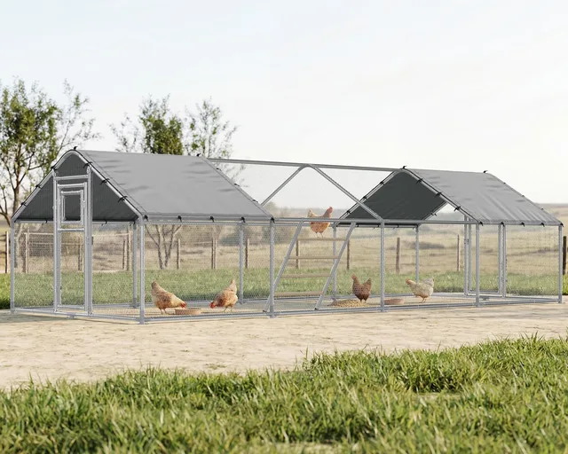 Chicken Coop 10 ft silver 10ft