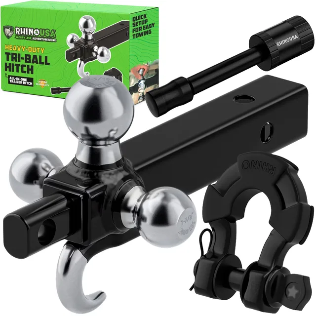 Trailer Hitch locking black 8 inch