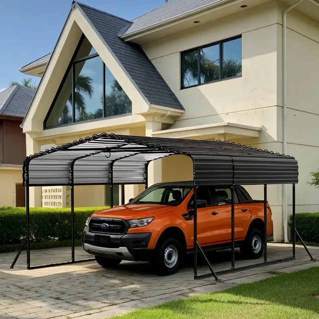 Metal Carport 10' 15' waterproof