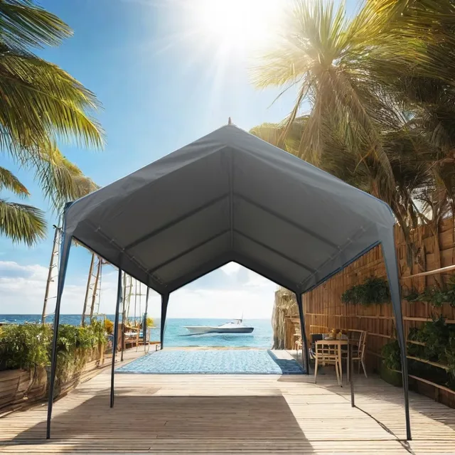 Carport yellow gray 1.2mm