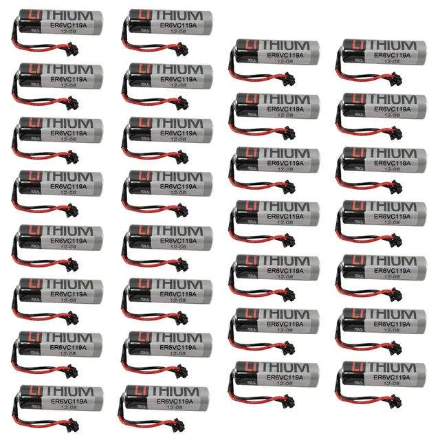 Lithium Battery 3.6v rechargeable black
