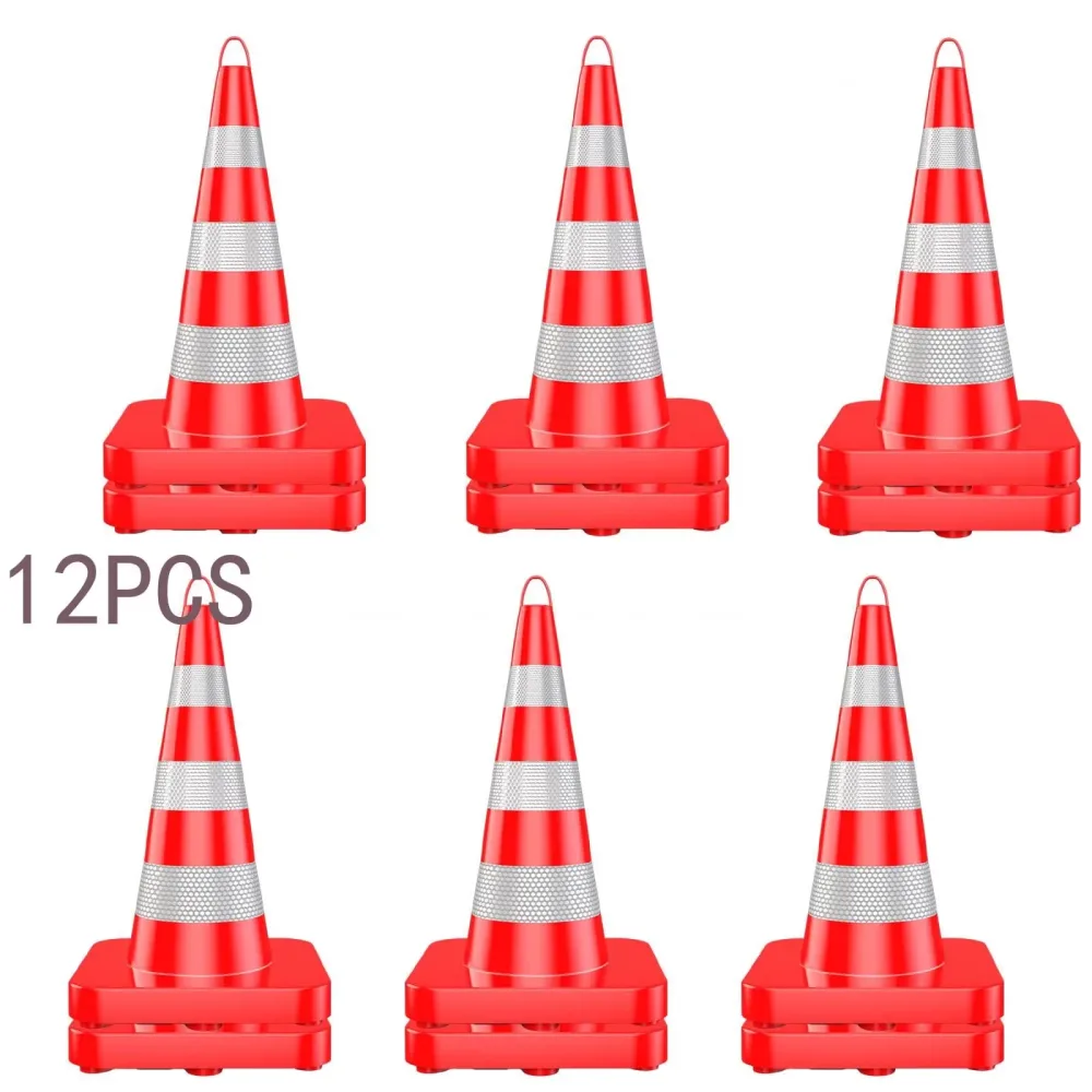 Safety Cones 36 inch 12 pack 36in