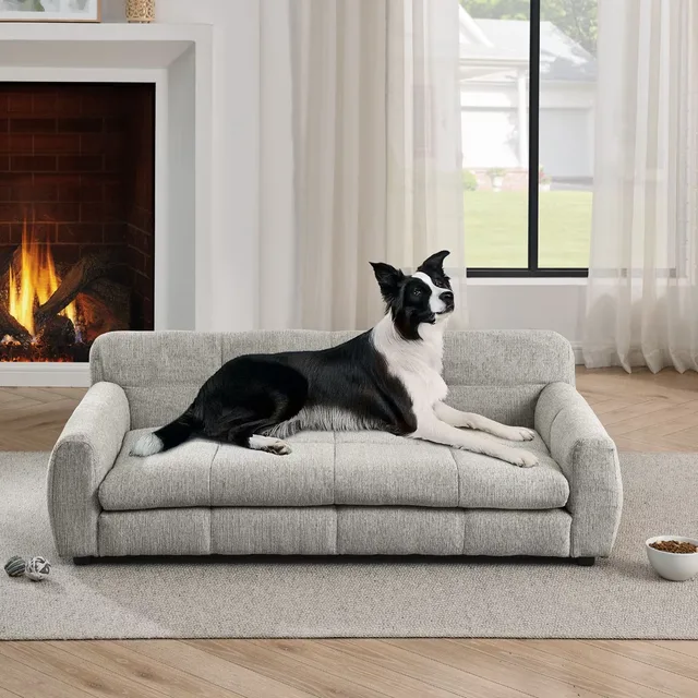 Sofa Bed green beige portable