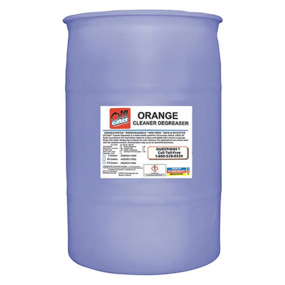 Cleaner Degreaser 55 gallon orange