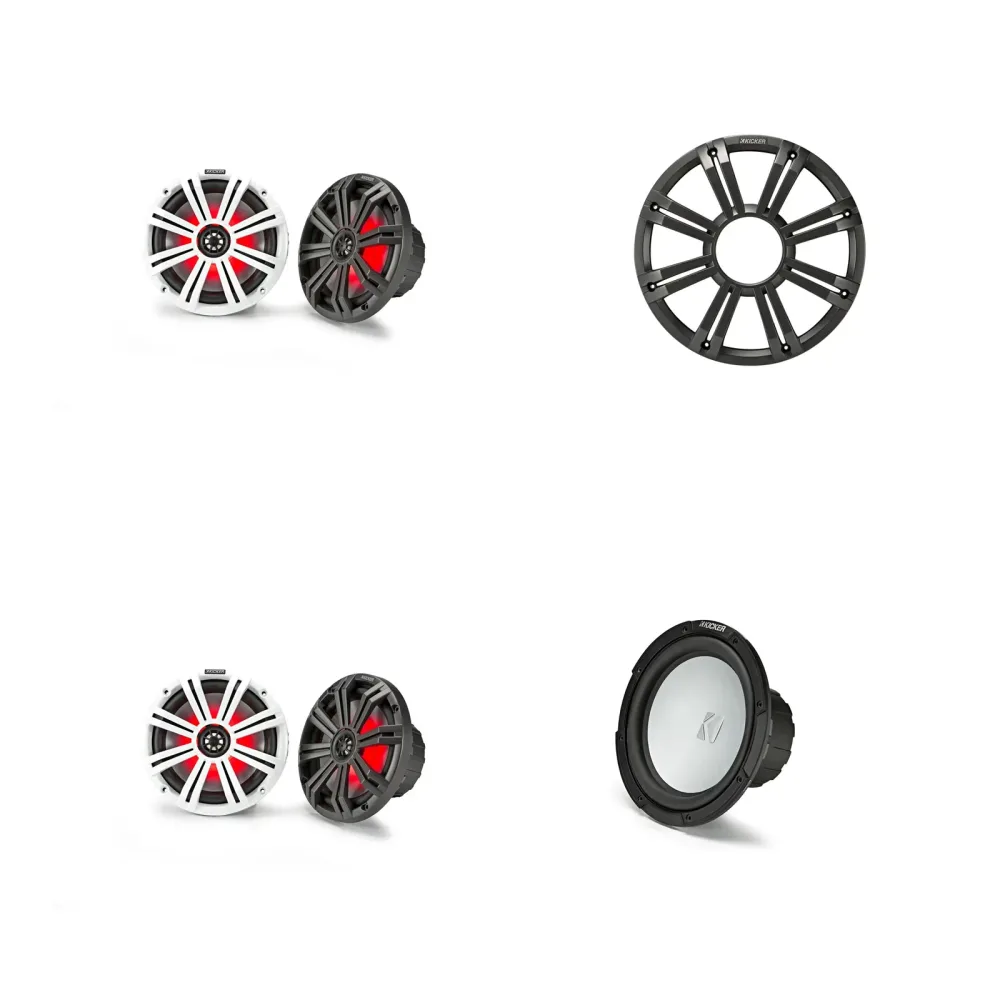 Marine Audio 8" led 350 watts