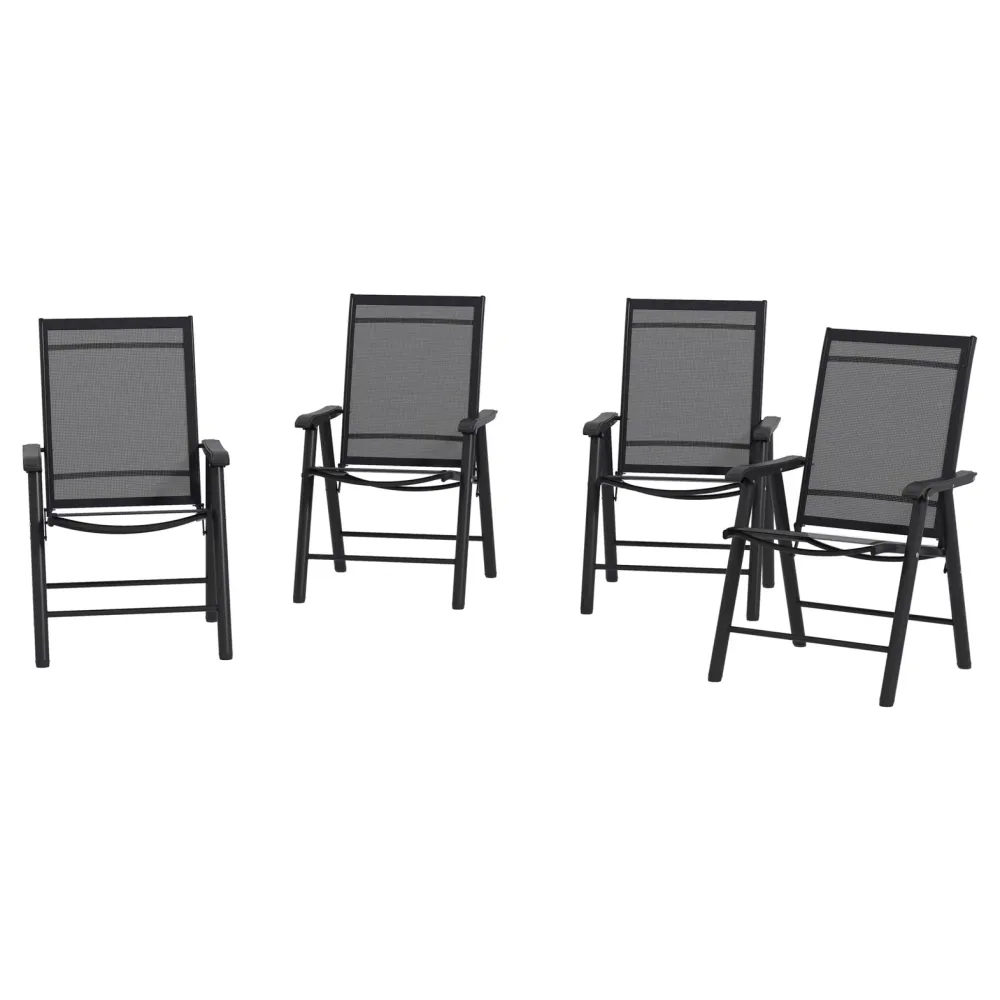 Metal Frame folding portable black