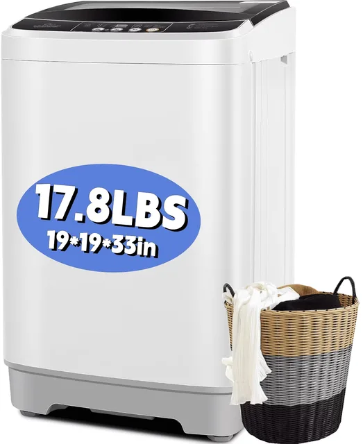 Washing Machine 17.8 lbs portable 18.9 "