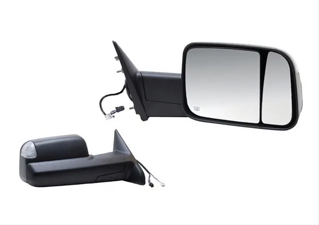 Towing Mirror black adjustable folding