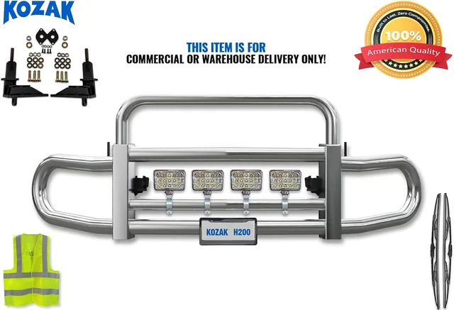 Bumpers & Grille Guards 6" 180 lb heavy-duty