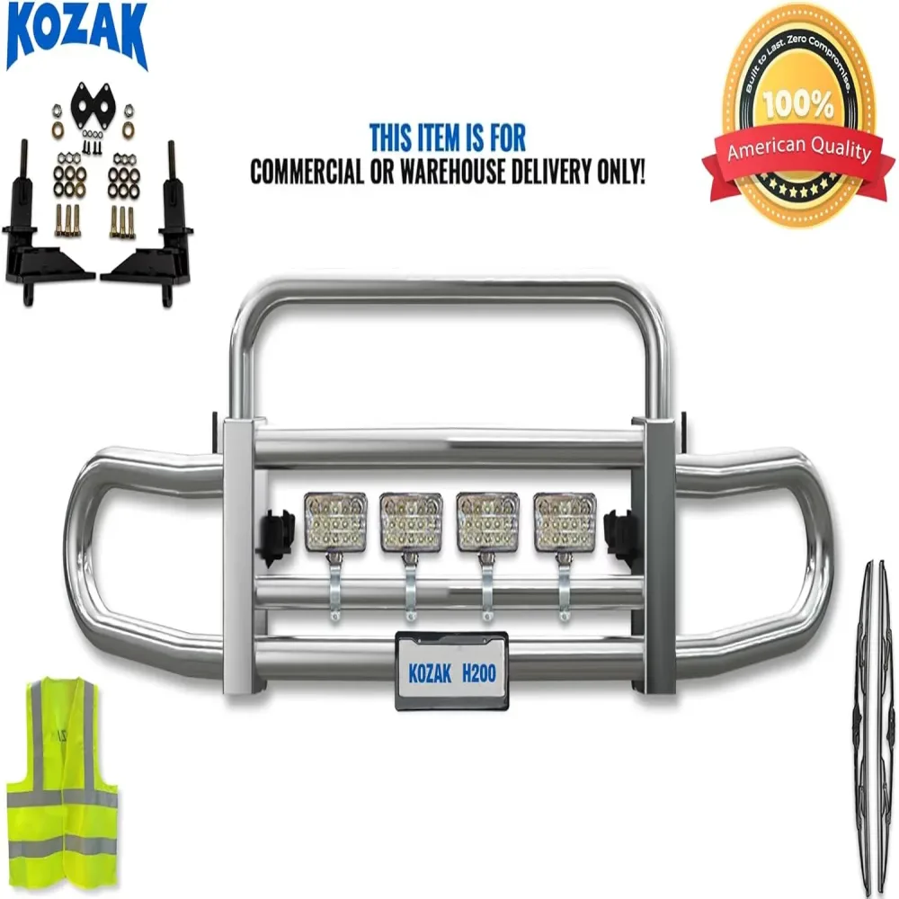 Bumpers & Grille Guards 6" 180 lb heavy-duty
