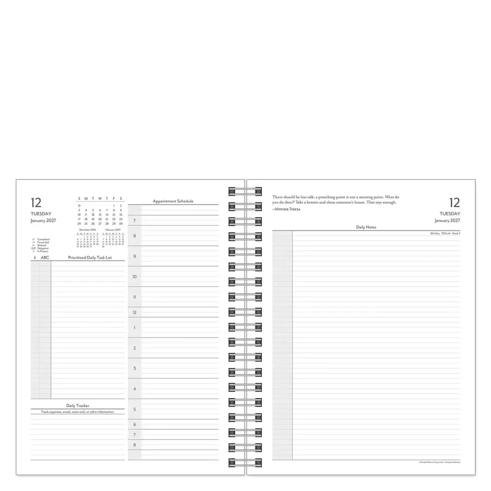 Planning 8.5" 11" 3.6"